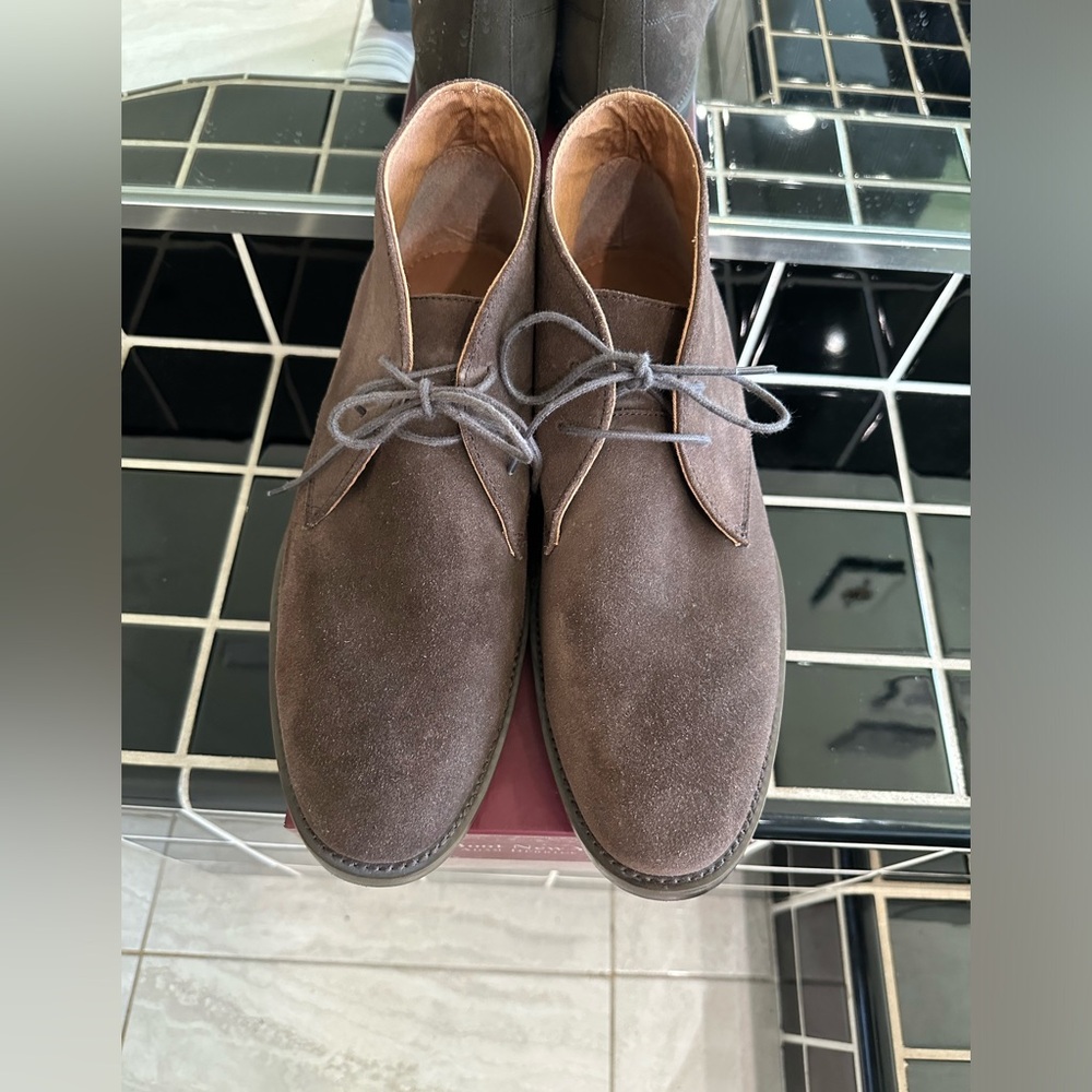 Suede ankle boots